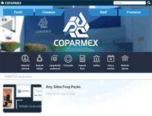 Tablet Screenshot of coparmexsinaloa.org